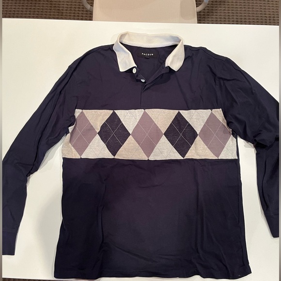 Long sleeve polo/rugby shirt - Picture 1 of 2